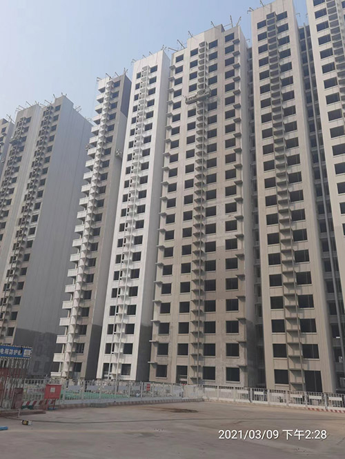 看丹回迁安置房保温涂料工程4